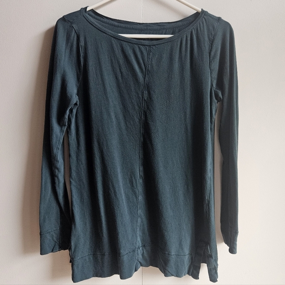 Loft 100% Cotton Boat-Neck Top in Women's Small - Picture 1 of 9